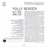 Bergen, Polly : Act One Sing Too : 
